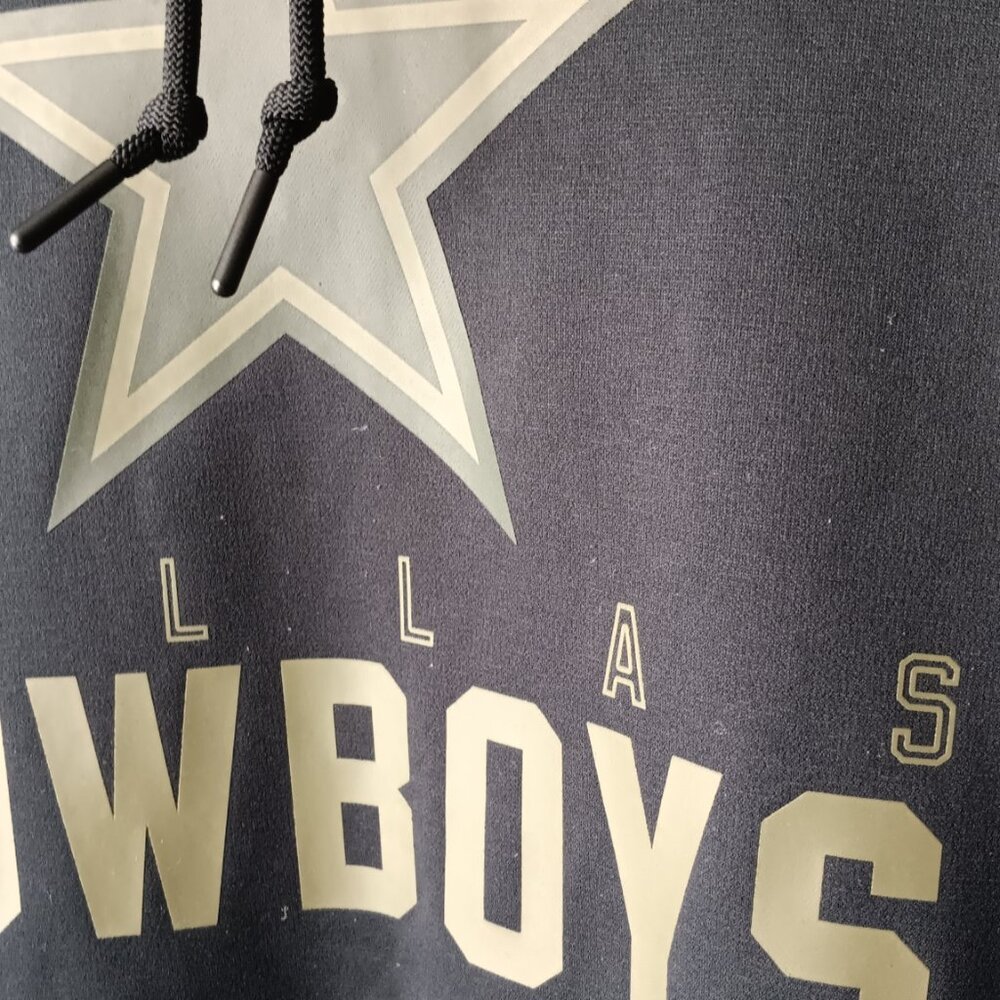 Nike Dallas Cowboys Hoodie Men Medium Black Green Camo Salute Service On Field - Picture 6 of 8